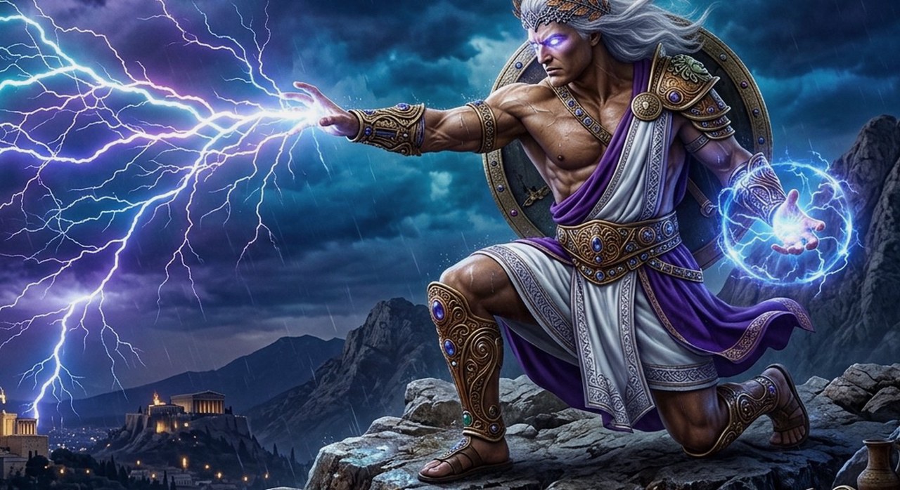 Màn hình chính của game Gates of Olympus 1000 tại 79KING với các biểu tượng thần thoại